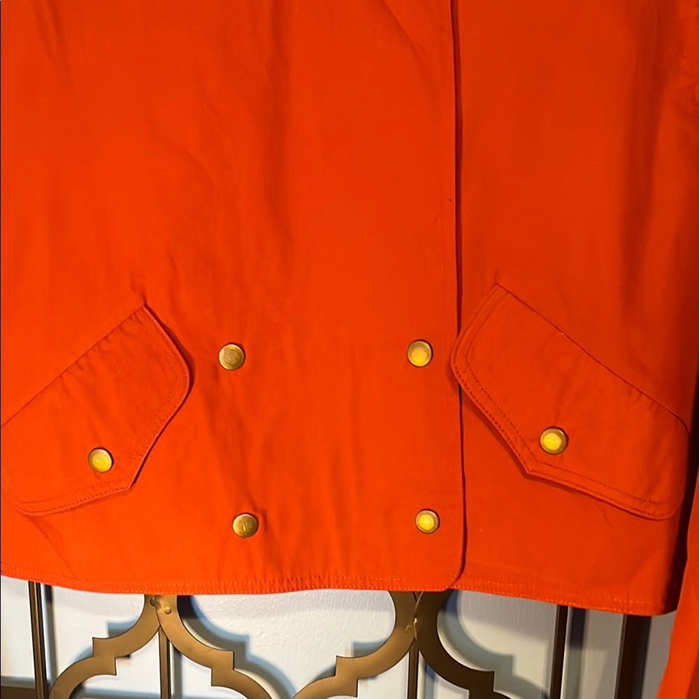 N. R. 1 Vibrant Red Bomber Jacket, Size 10 - Picture 4 of 9